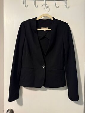 Banana Republic Black Women's Single-Button Blazer